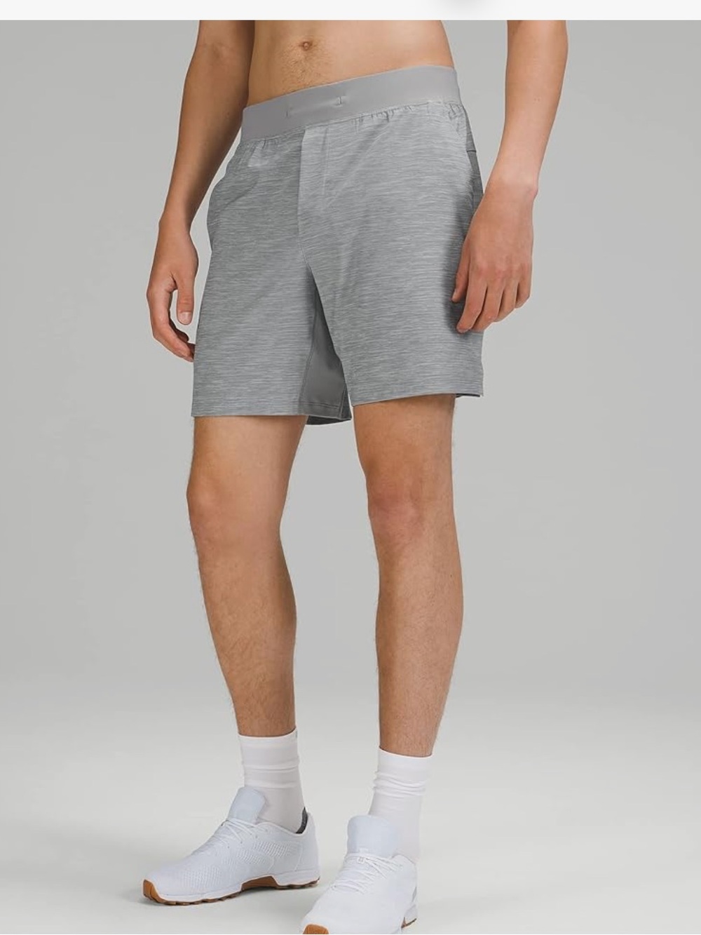Lululemon T.H.E. Short 11” Linerless Gray Athletic Training Gym Shorts Men’s L